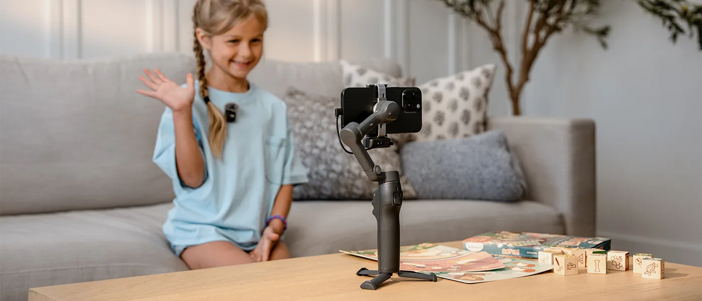 Intuicyjna aplikacja dla DJI Osmo Mobile 8 i kreatywne tryby