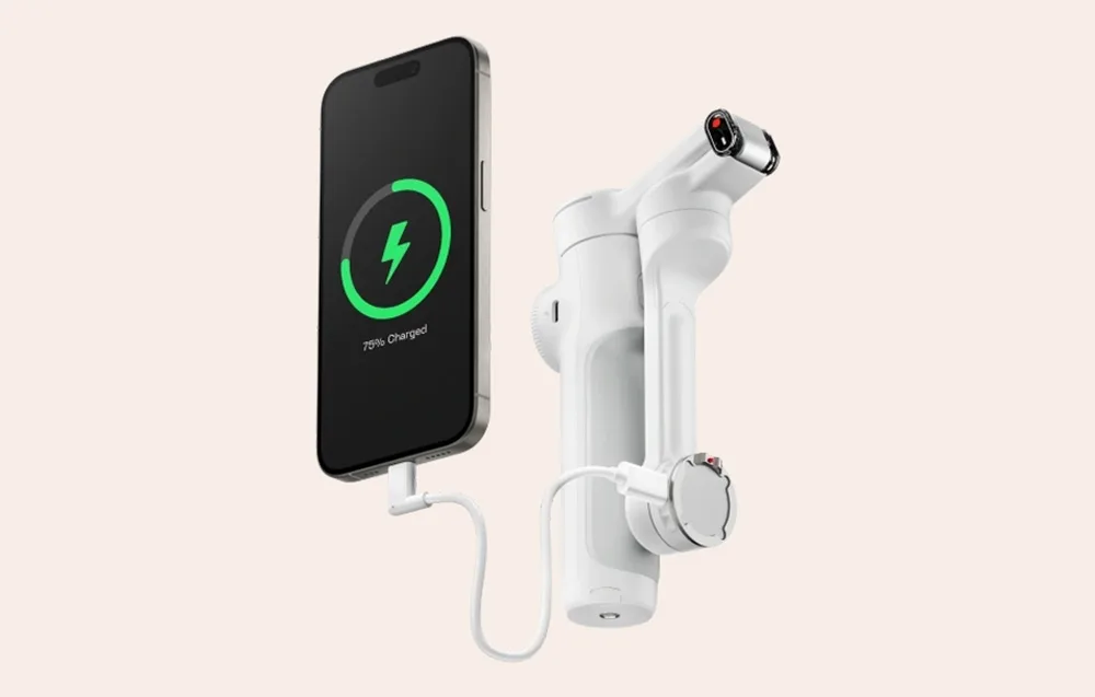 Kompaktowa konstrukcja stabilizatora Insta360 Flow 2 Pro