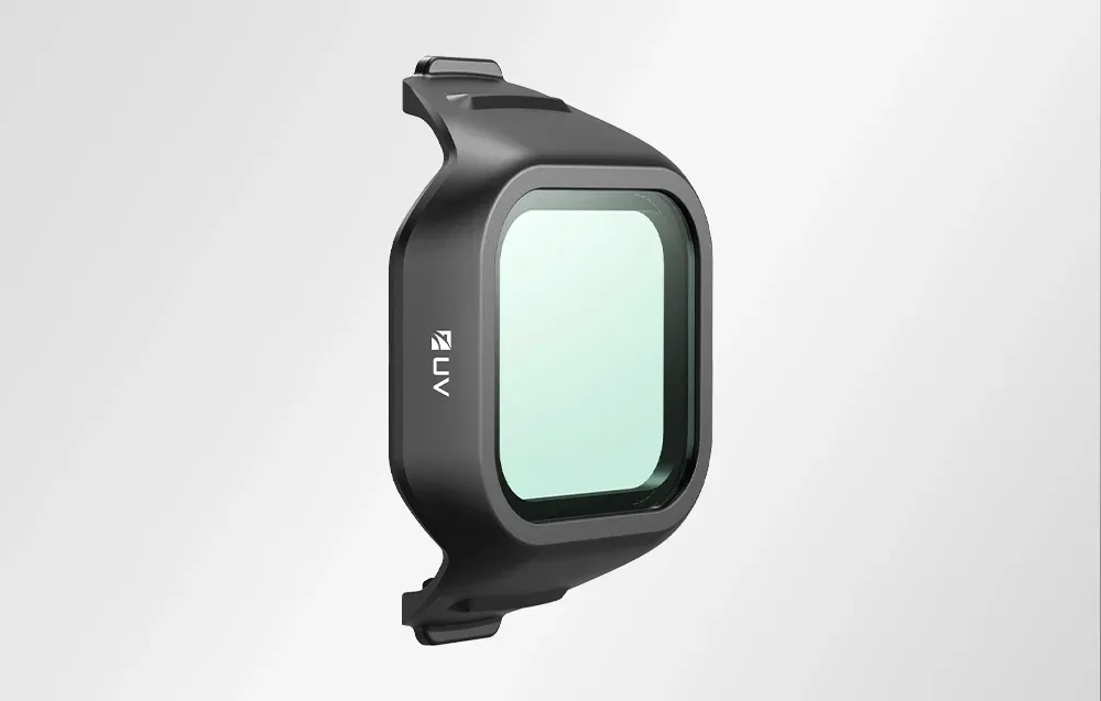 UV-фільтр Freewell для DJI Mini 5 Pro, вигляд збоку на білому тлі