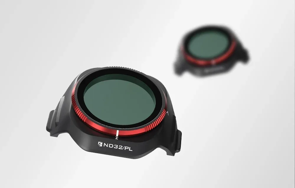 Close-up of the Freewell ND32/PL drone filter
