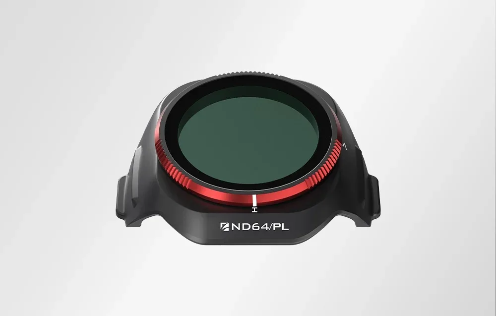 Світлофільтр ND64/PL на світлому тлі.