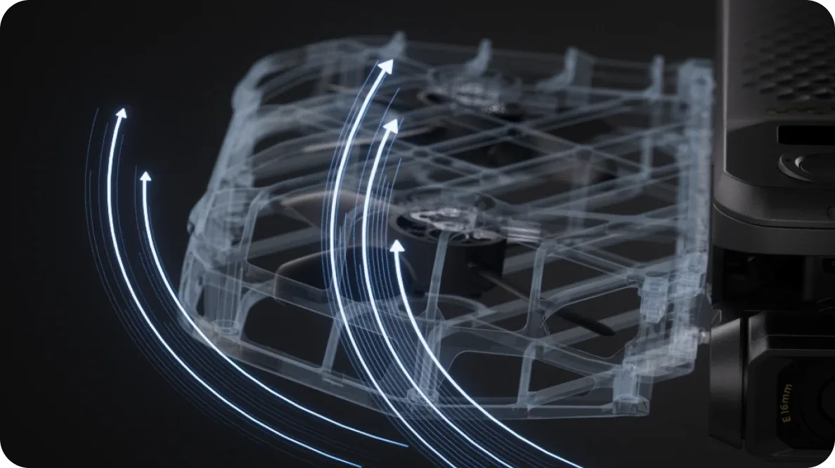 HoverAir X1 PRO aerodynamic frame design