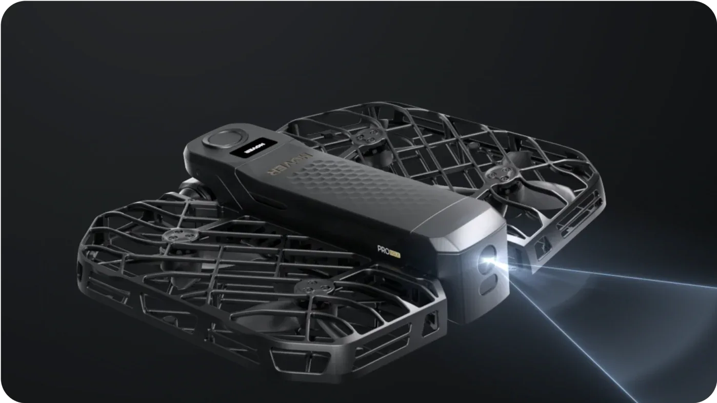 HoverAir X1 PRO rear active collision detection system