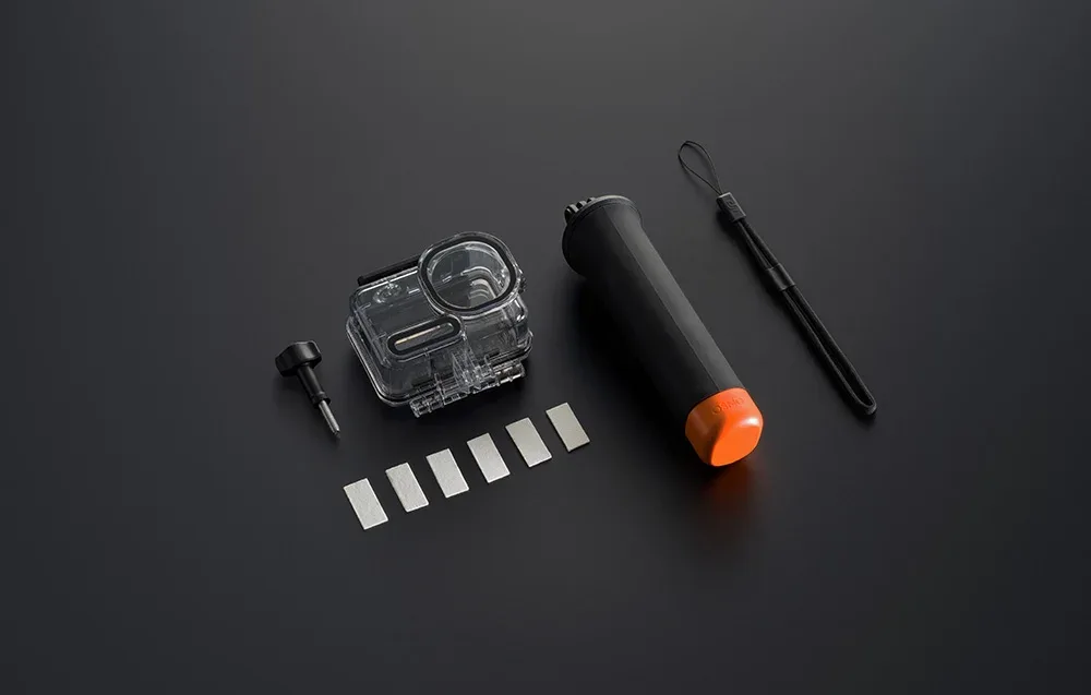 Набір для дайвінгу DJI Osmo Action 6: водонепроникний бокс, антизапотівальні вставки, ремінець, плаваюча рукоятка та фіксувальний гвинт
