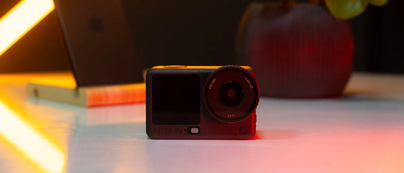 Спортивна камера DJI Osmo Action 6 крупним планом