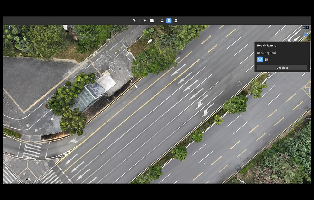 Інструменти згладжування та зменшення шумів у DJI Modify