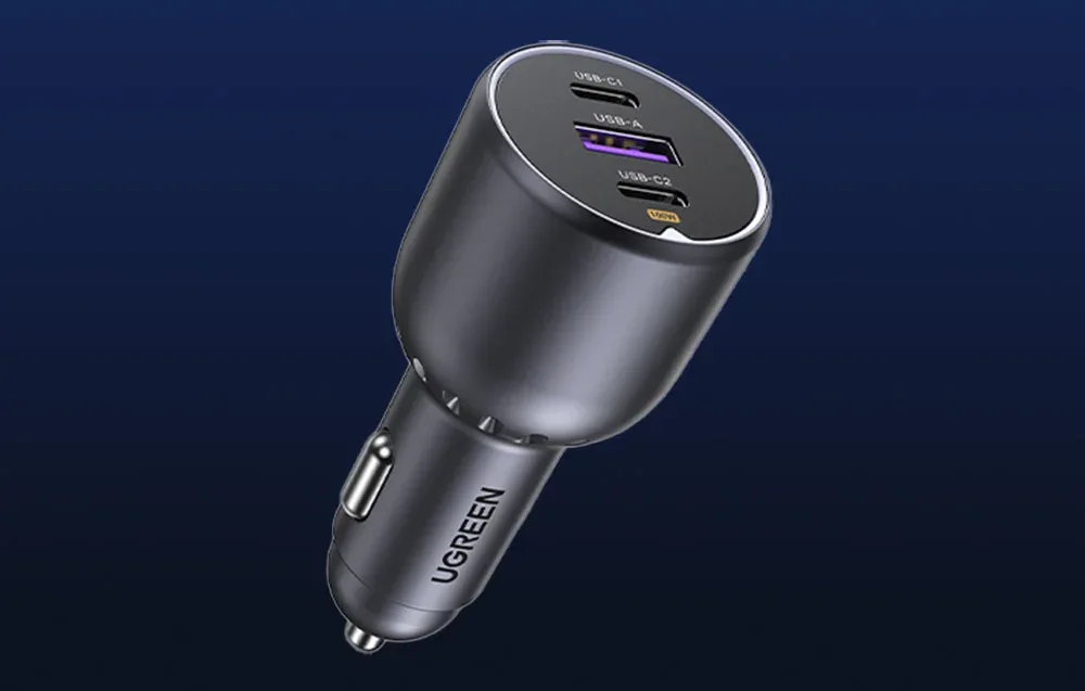 Автомобільний зарядний пристрій Ugreen EC705 130W - вигляд товару