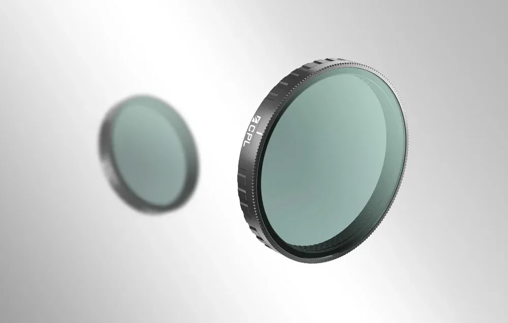 Freewell CPL polarizing filter for DJI Osmo Action 6 - close-up of the product
