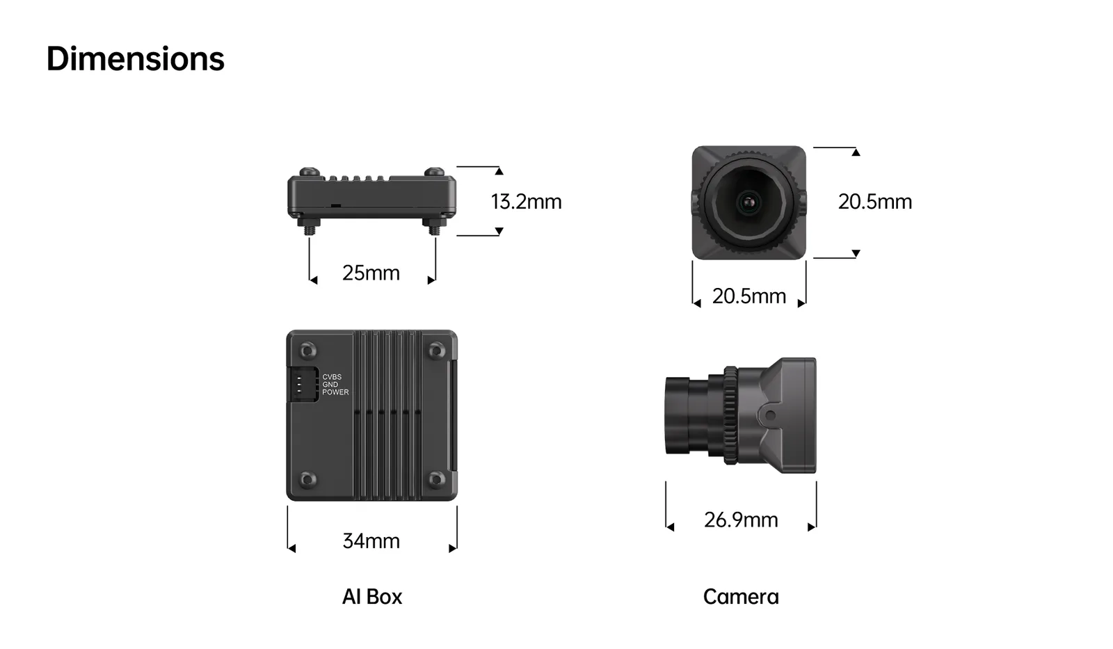 CADDXFPV Infra V2 dimensions and design