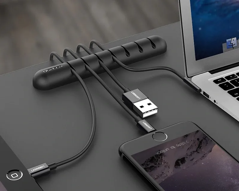 Органайзер UGREEN LP114 для USB, аудіо та кабелів живлення