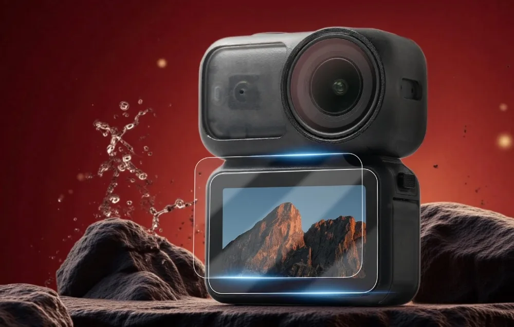 Protective tempered glass for DJI Osmo Nano resistant to smudges and dust