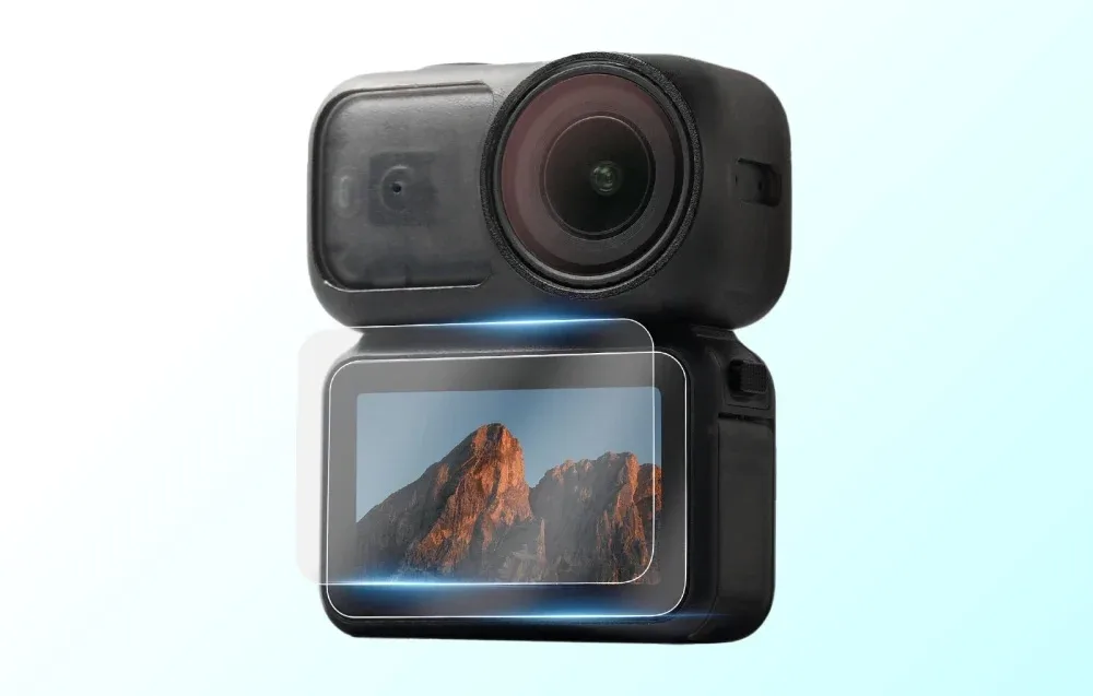 Sunnylife tempered glass installed on DJI Osmo Nano screen