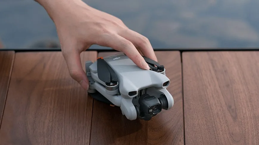 DJI Mini 3 compact foldable drone for travel