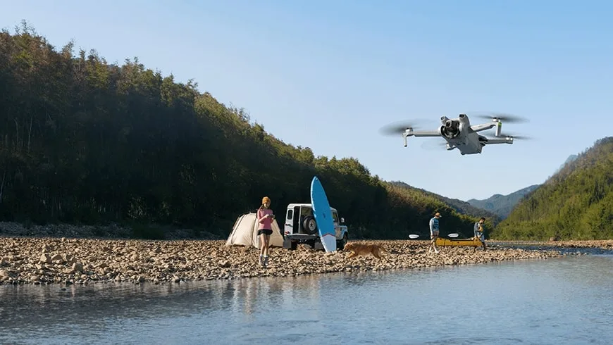 DJI Mini 3 QuickShots and panorama features