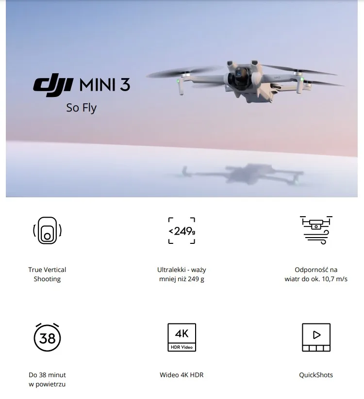 DJI Mini 3 drone with DJI RC controller