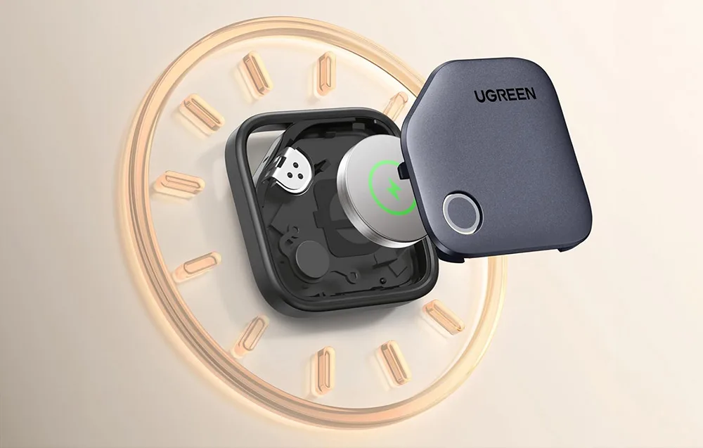 Локатор UGREEN з батарейкою всередині корпусу