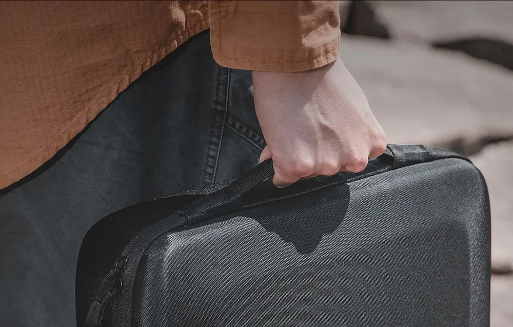 Interior of PGYTECH DJI Avata 2 case with dedicated compartments