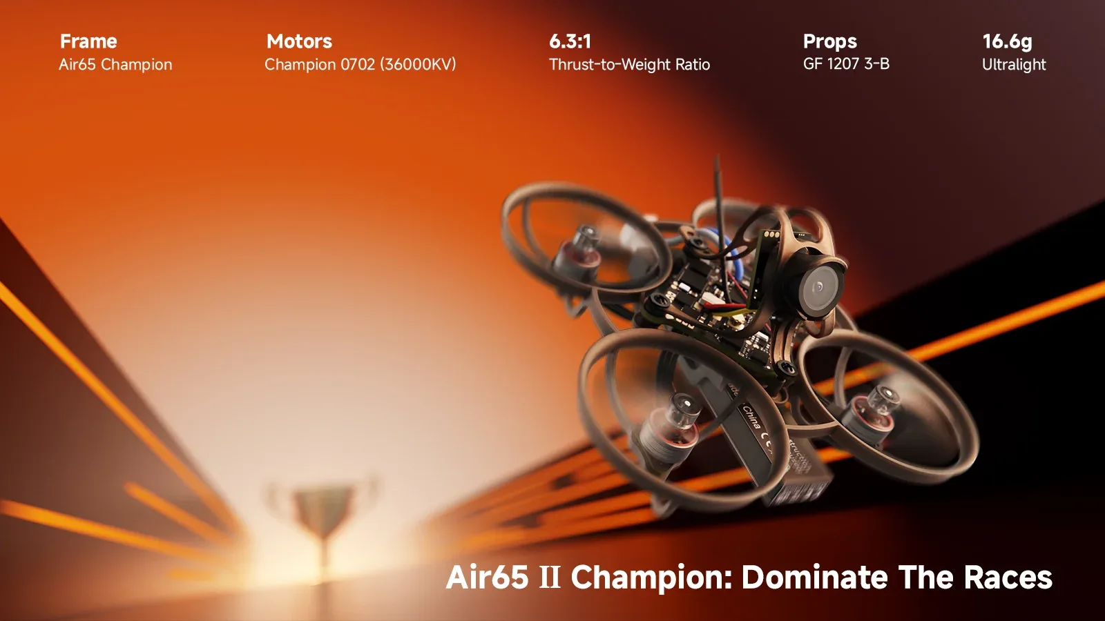 BetaFPV Air65 II series performance configuration overview