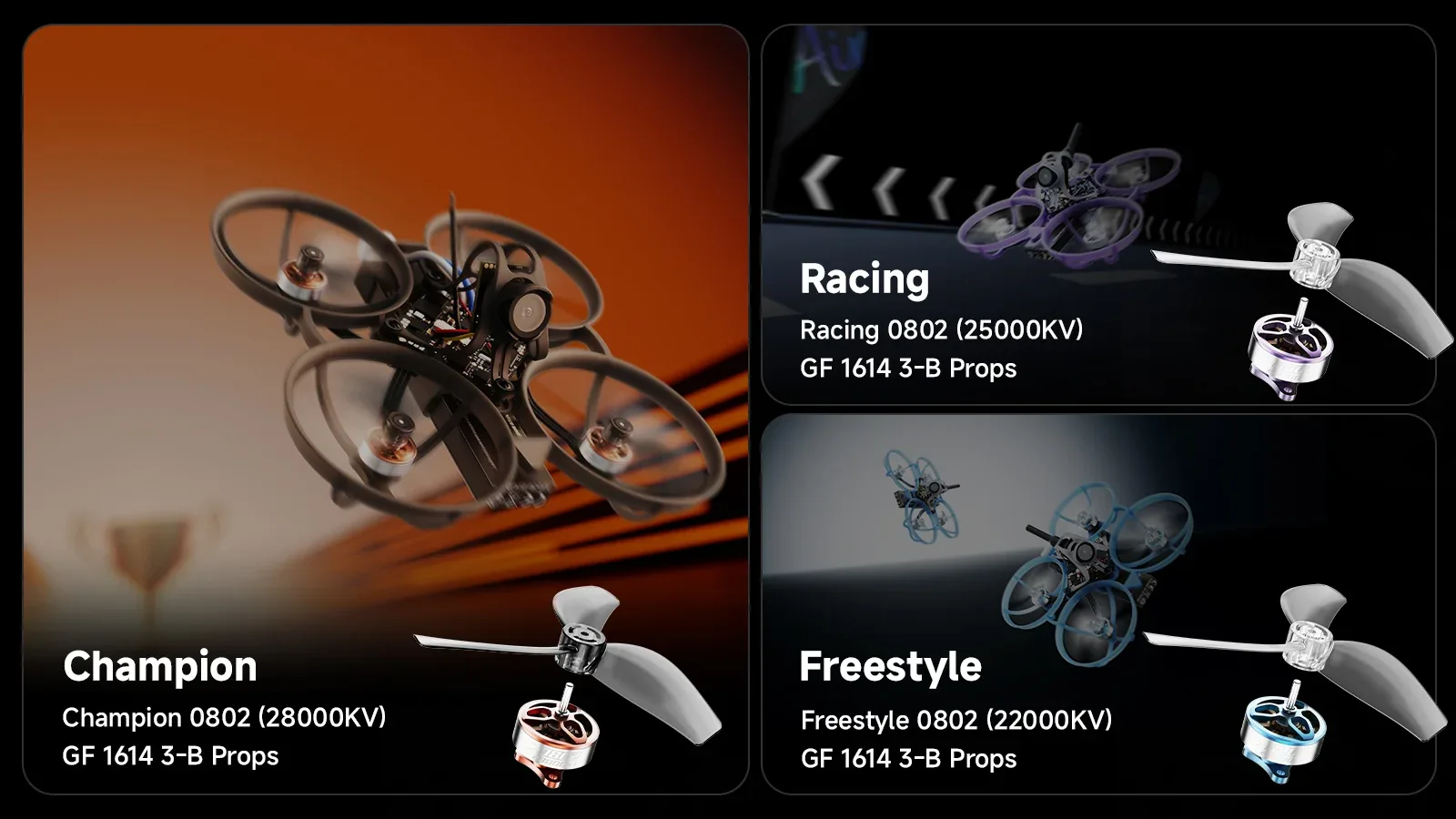BetaFPV Air75 II propulsion system comparison