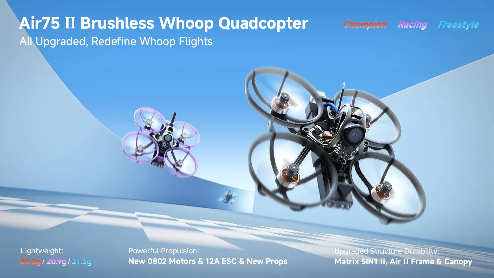 BetaFPV Air75 II Racing ELRS 2.4G brushless whoop quadcopter