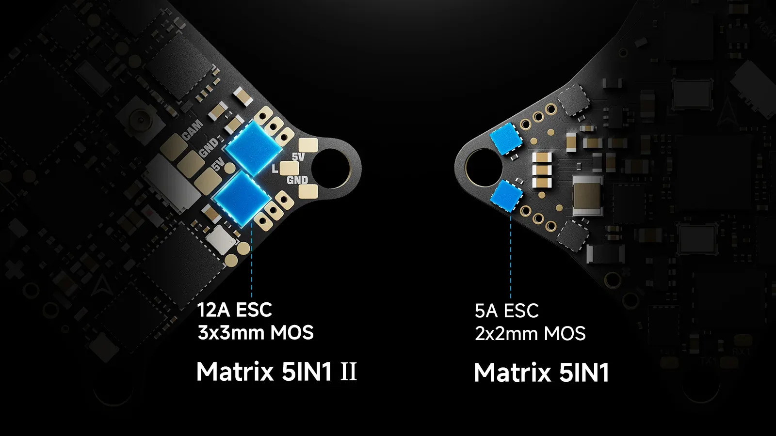 BetaFPV Matrix 1S 12A ESC upgrade detail
