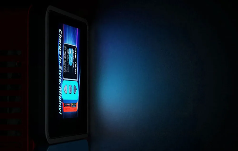 SkyRC B6neo+ smart charger on a black background.