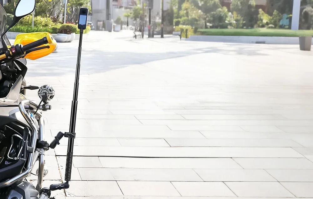 PULUZ mount compatible with action cameras, 360 cameras, and smartphones