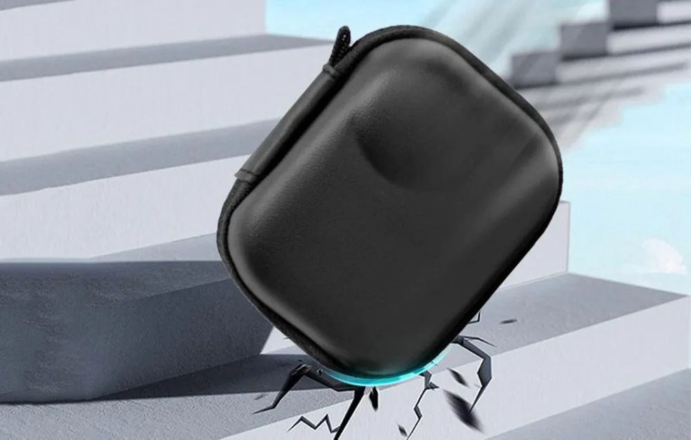Durable black EVA camera case designed for impact protection