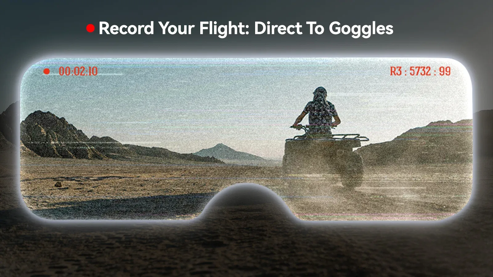 VR04 FPV Goggles record your flight