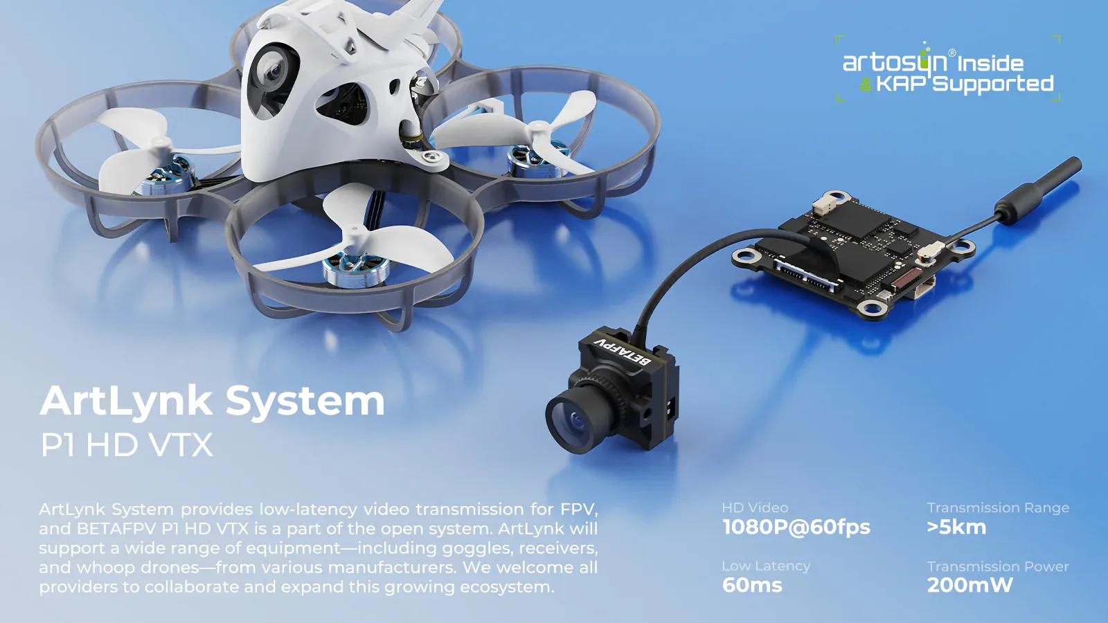 Dron BetaFPV Meteor75 Pro P1 ELRS 2.4G