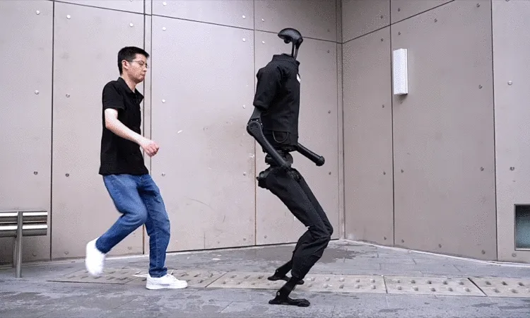 UNITREE H1 humanoid robot in motion