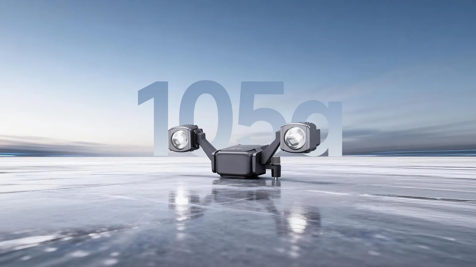 Lightweight LKTOP lighting mounted on DJI Matrice 4 drone