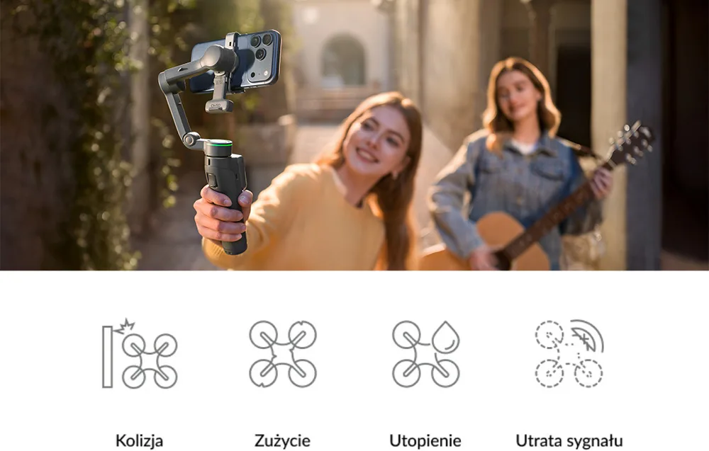 DJI Care Refresh для Osmo Mobile 8P — приклади ризиків і сценаріїв використання