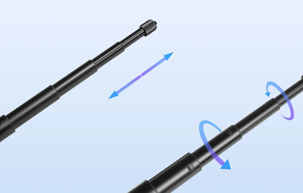 Selfie stick PULUZ 150cm do kamer sportowych