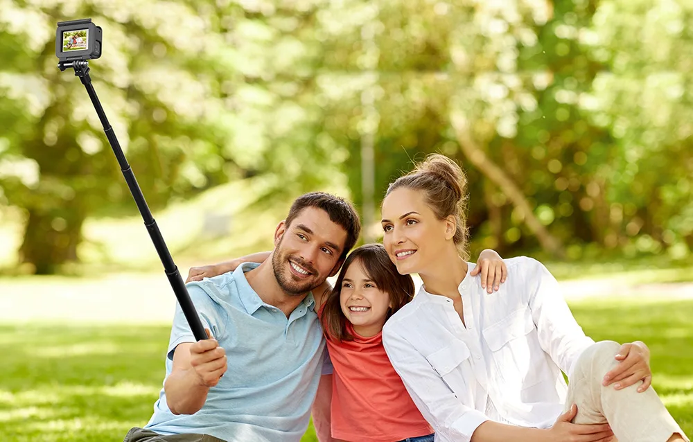 Selfie stick PULUZ 150cm do kamer sportowych