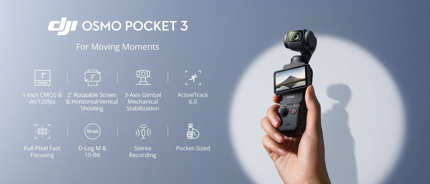 DJI Osmo Pocket 3 Parametry