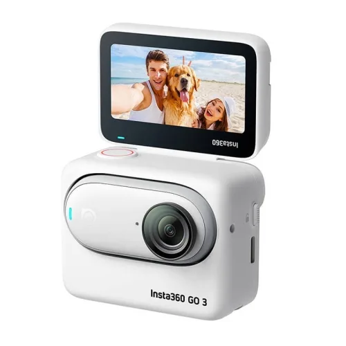 Insta360 GO 3 64GB biała z modułem Action Pod - kompaktowa kamera sportowa