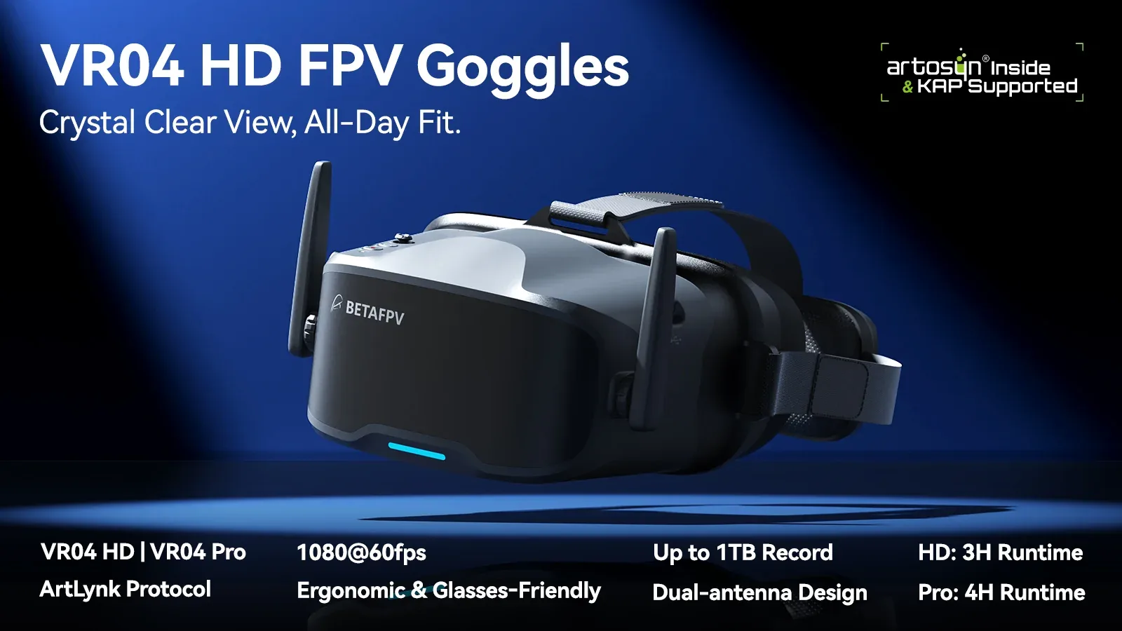 BetaFPV VR04 HD FPV Goggles - VR04 HD and VR04 HD Pro