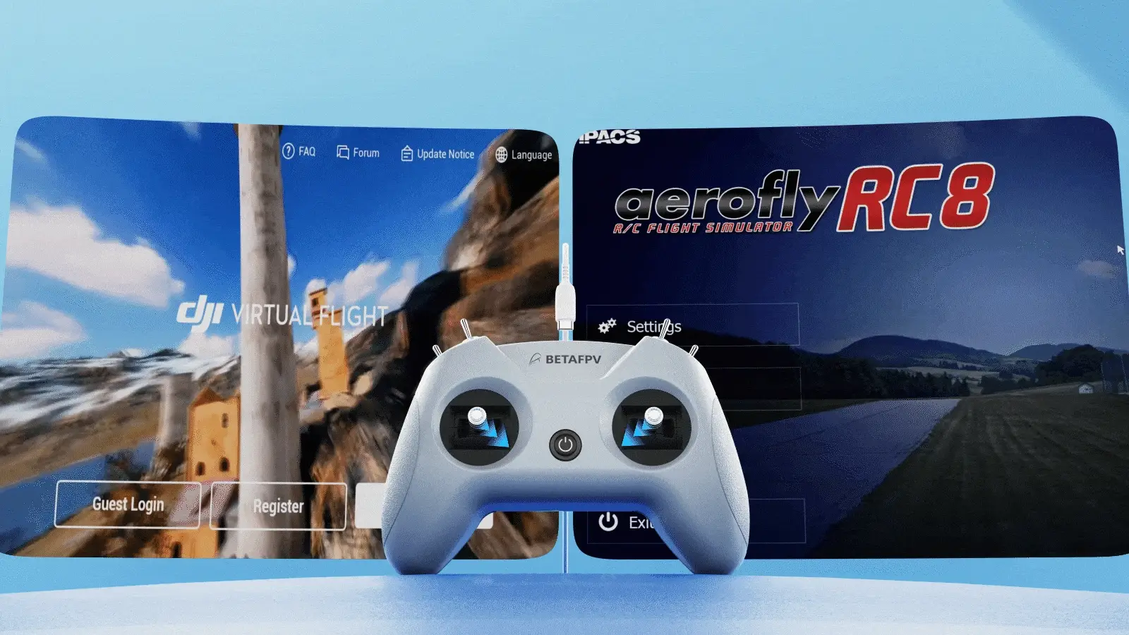 BetaFPV LiteRadio 2 SIM Controller in Xbox mode