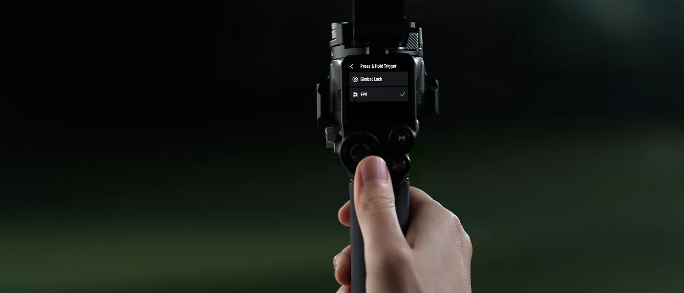 DJI RS4 - Inteligentna blokada ekranu