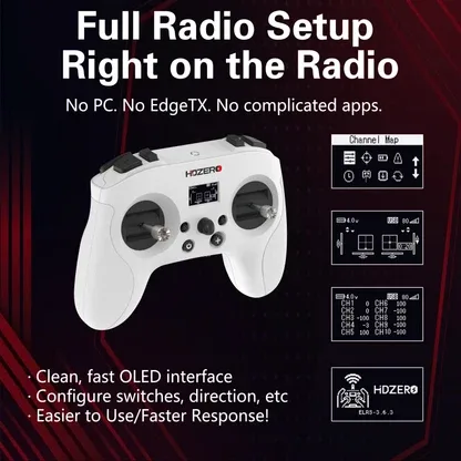 Konfiguracja HDZero Radio bez laptopa i telefonu
