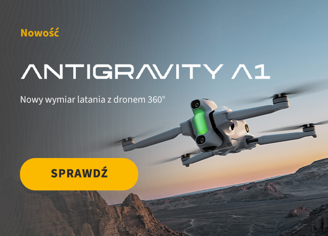 Nowy Antigravity A1 - dron 360°