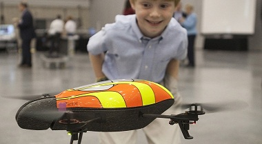 Why is a drone a good toy for a child?