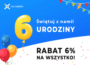 6-й день народження = 6% знижка
