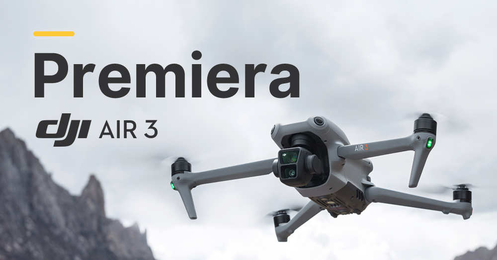 Premiera drona DJI Air 3 - 7 najciekawszych nowości