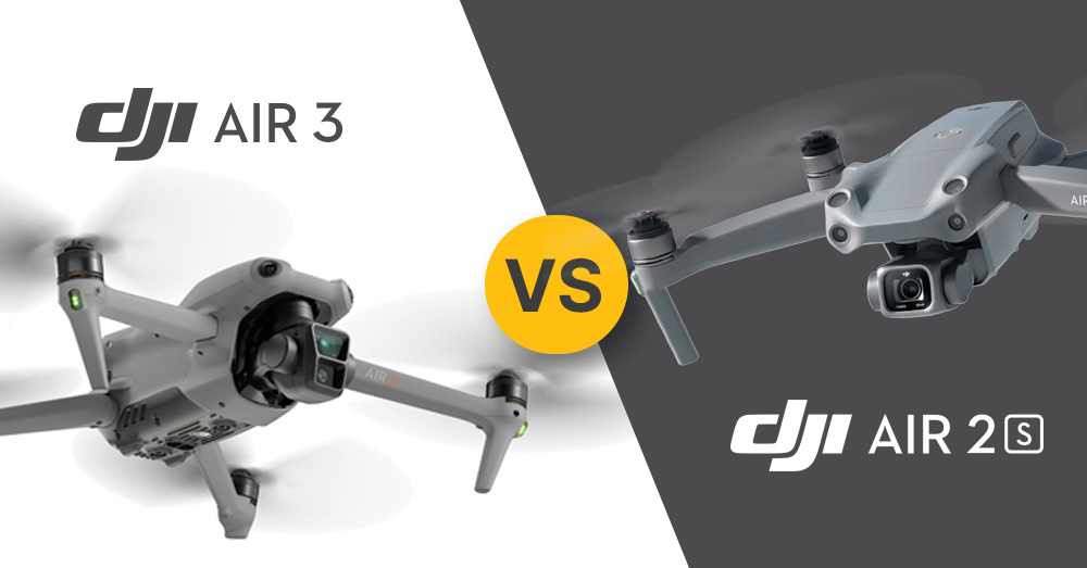 DJI Air 3 проти DJI Air 2S | Порівняння дронів