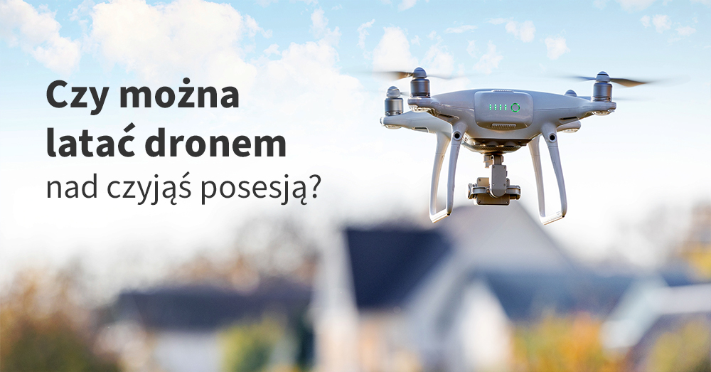 Can you fly a drone over someone's property?