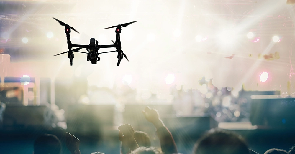 Jak transmitować na żywo z drona?