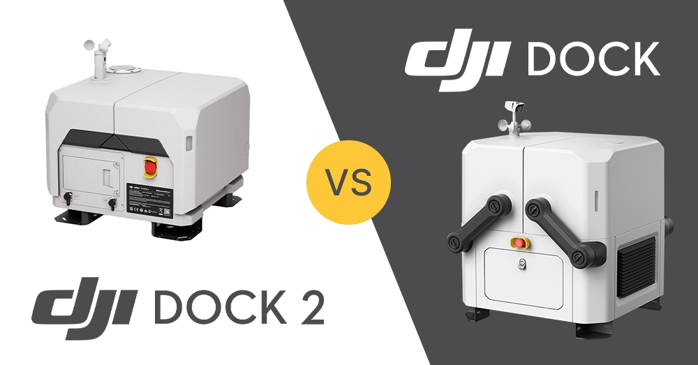 Порівняння - DJI Dock або DJI Dock 2? Відмінності та схожість.
