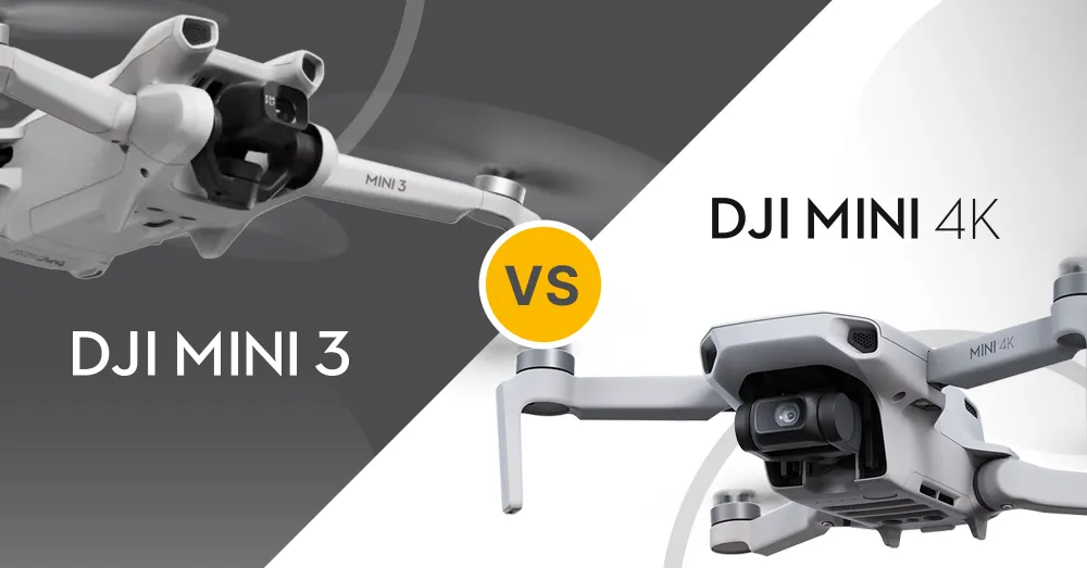 DJI Mini 2/4K vs Mini 3 Comparison